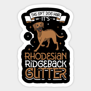 Rhodesian Ridgeback glitter Sticker